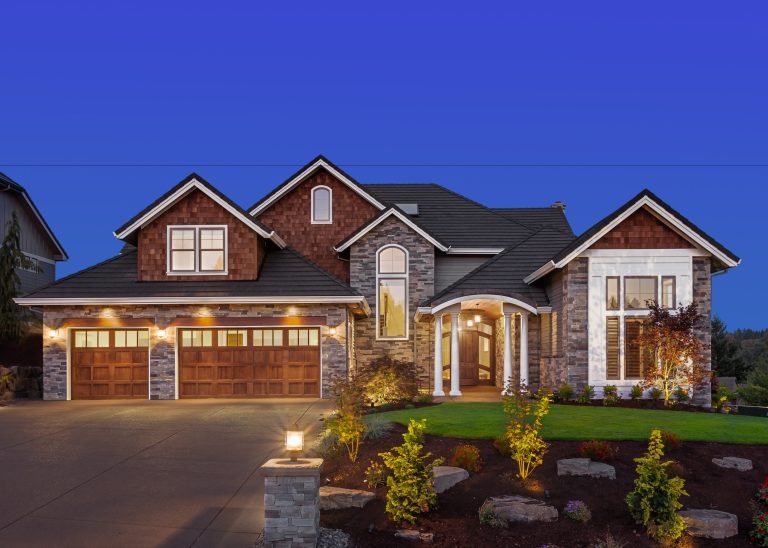 Professional outdoor lighting installation by Green Shield Utah